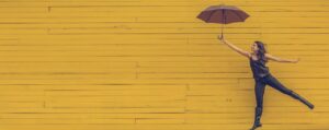 The Umbrella Run by David P. Steel, a story from the app StoryPlanet English Pro, photo by Edu Lauton, courtesy of Unsplash